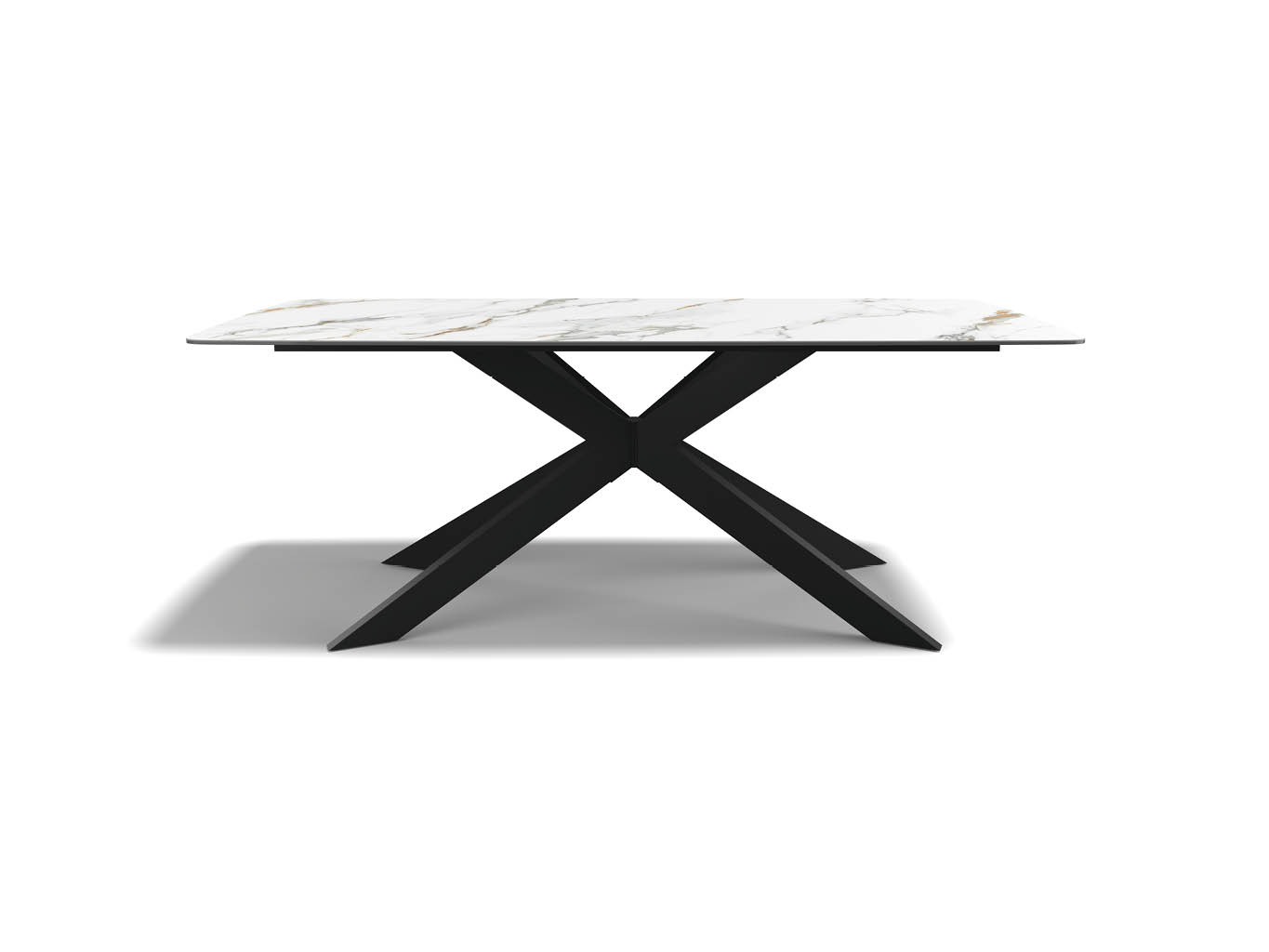 Spider – Eetkamertafel keramisch – Black / Mountain Beige MXC341 – 200 - Afbeelding 2