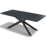 Spider – Eetkamertafel keramisch – Black / Nero Artistique MXC344 – 200
