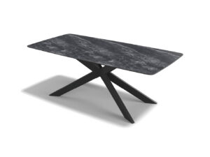 Spider – Eetkamertafel keramisch – Black / Jet Sequoia MXH3476 – 200