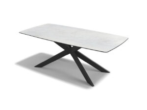 Spider – Eetkamertafel keramisch – Black / White Jade MXH7377 – 200