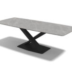 Victory – Eetkamertafel keramisch – Black / Frost Grey MXC343 – 240