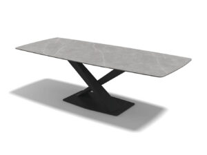 Victory – Eetkamertafel keramisch – Black / Frost Grey MXC343 – 240