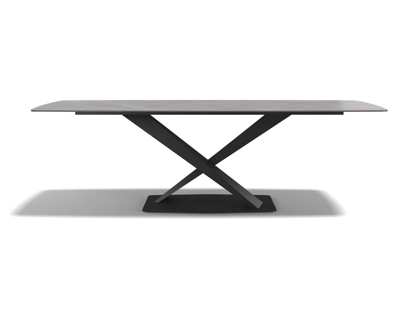 Victory – Eetkamertafel keramisch – Black / Frost Grey MXC343 – 240 - Afbeelding 2