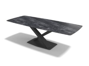 Victory – Eetkamertafel keramisch – Black / Jet Sequoia MXH3476 – 240