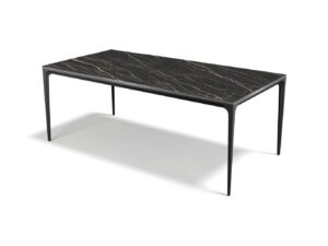 Yari – Eetkamertafel keramisch – zwart / Matt Black MXC402 – 200