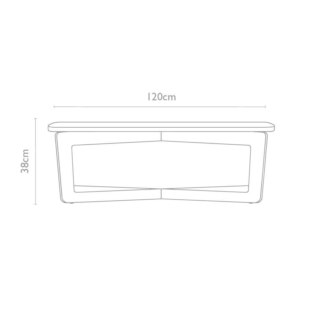 Asama – Salontafel keramisch – Black / MXC134 - 120 - Afbeelding 9