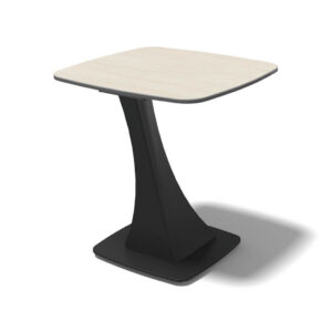 Naru – Bijzettafel keramisch – Black / Travertine Look MXC131