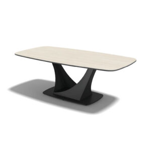 Naru – Salontafel keramisch – Black / Travertine Look MXC131