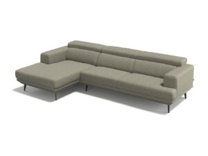 Bristol – Zetelcombinatie met longchair (links) – Cayenne 55 Green